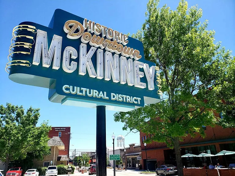 Home is located in historic district in McKinney. Enjoy downtown McKinney via a quick drive or walk.