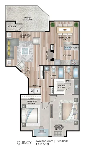 Floor plan Quincy