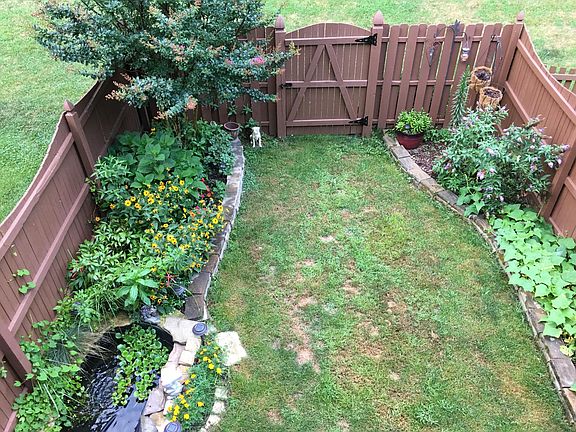 lovely fenced in back yard