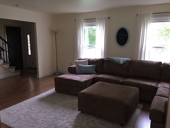 Living room facing hallway