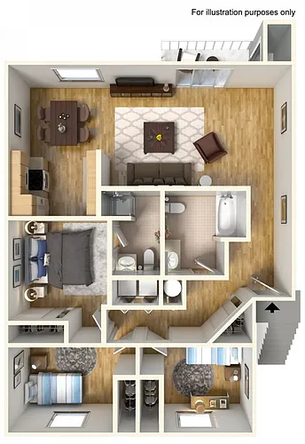 Floor plan Castle Rock