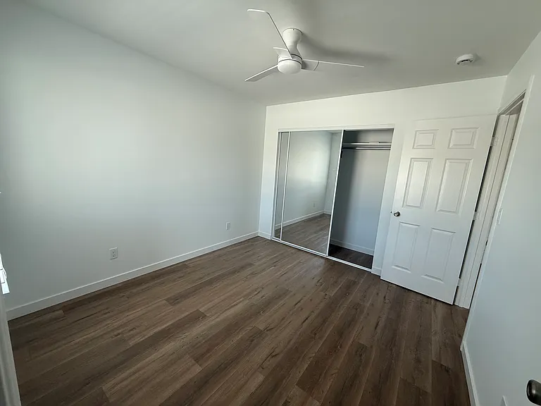 Bedroom and closet