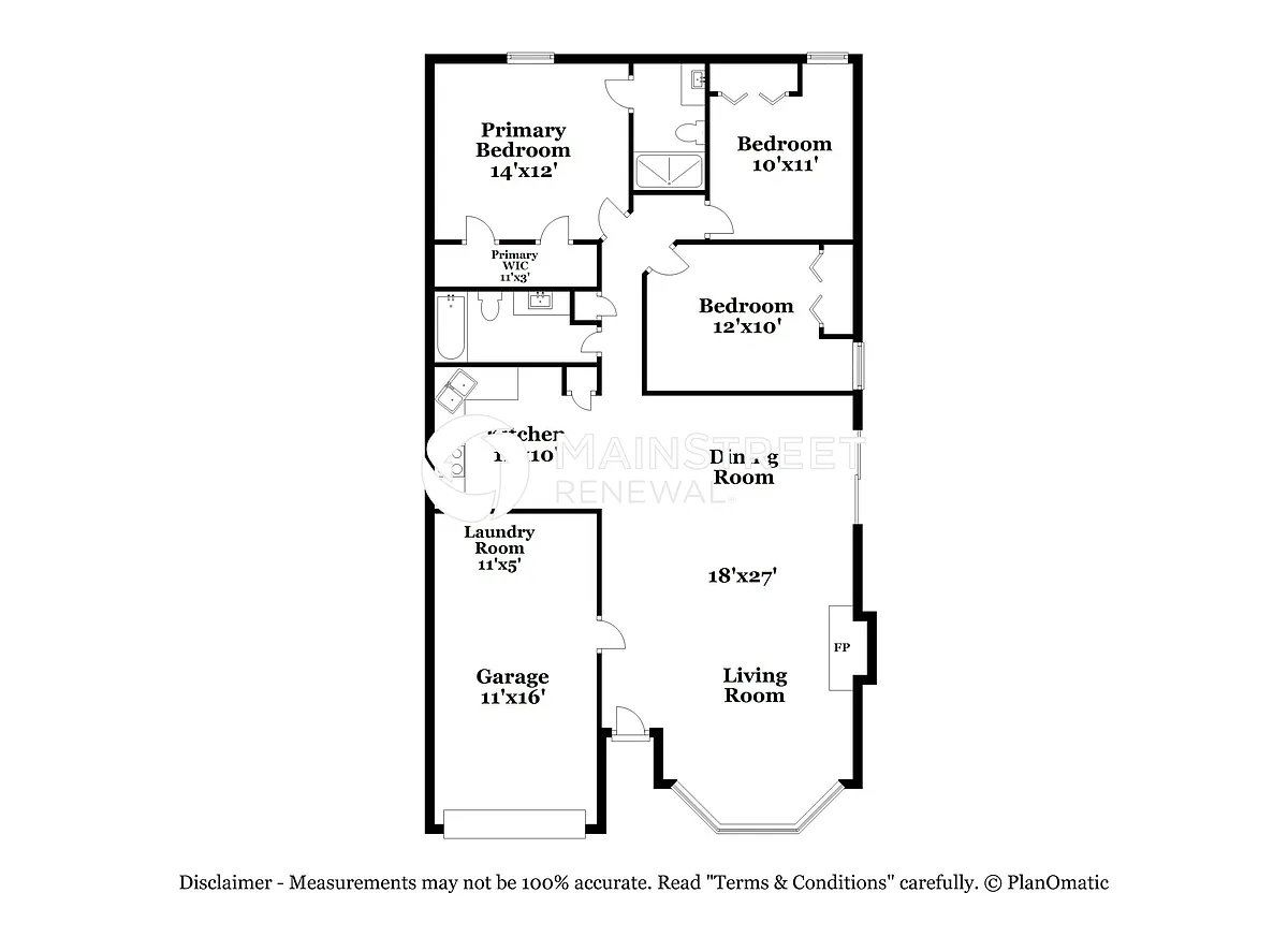 Floor Plan - 3550 Caroline Vale Blvd