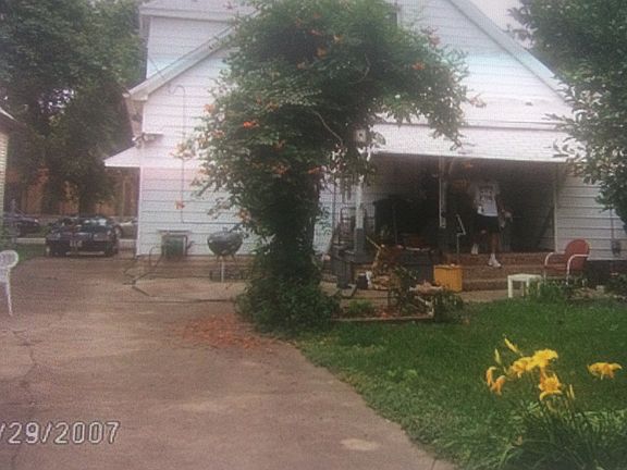 Back yard and driveway
