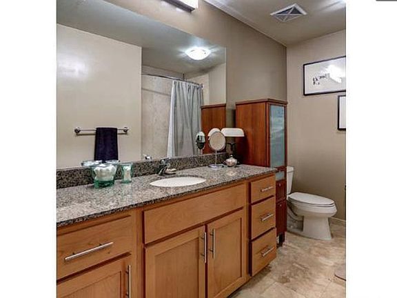Bathroom, has since been painted neutral grey