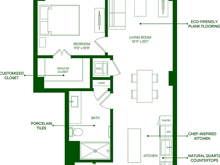 A12 floor plan The Iris