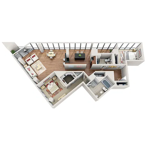 Floor plan 2K