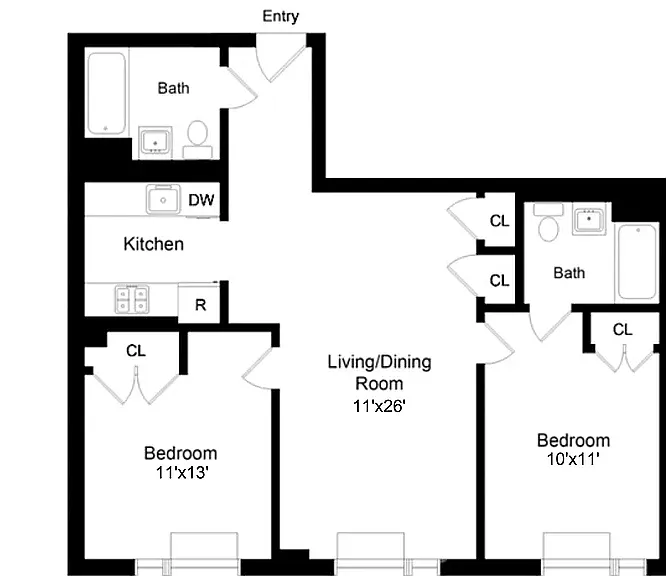 2614 Jackson Ave #6G — Photo 2