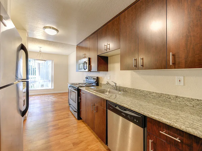 Kitchen with Granite Counters