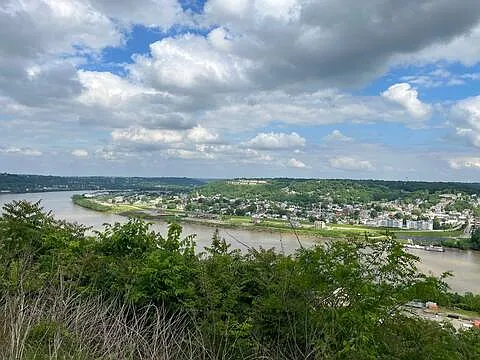 Ohio River from Mt Adams Park, 15 min car ride