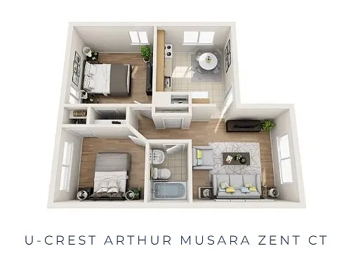 Floor plan Arthur Musara and Zent