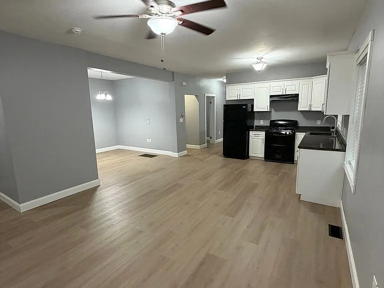Living Room and Kitchen Area