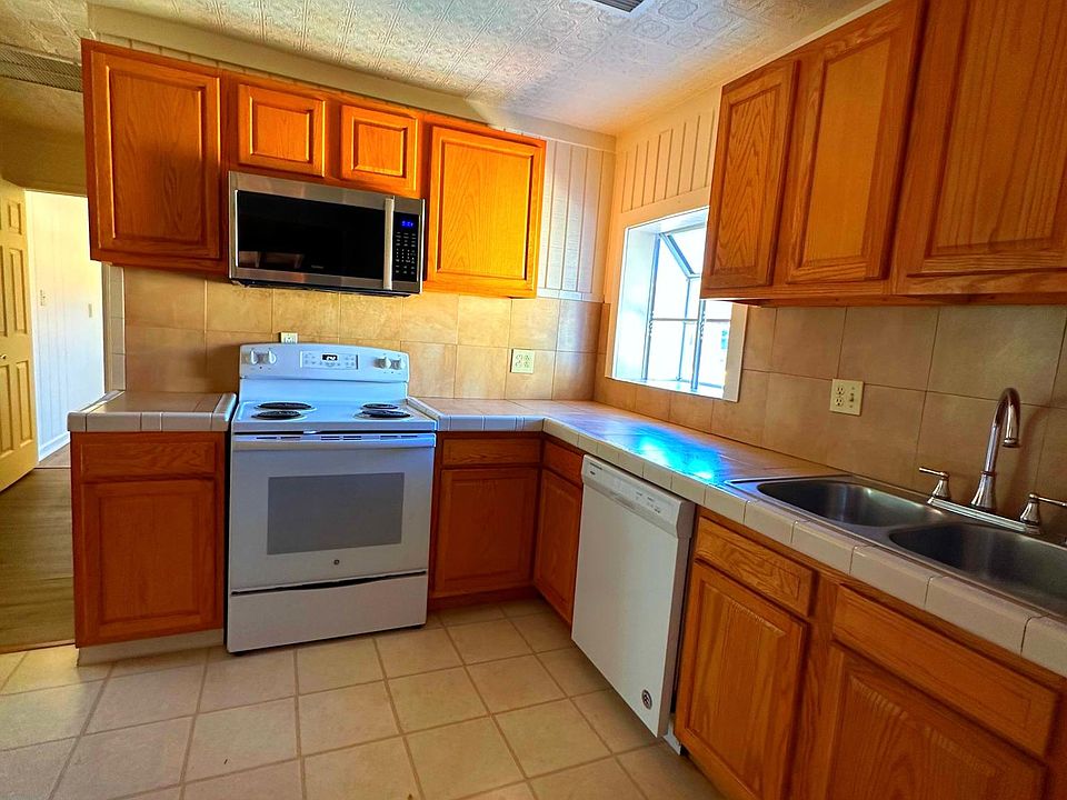 Kitchen with garden window
