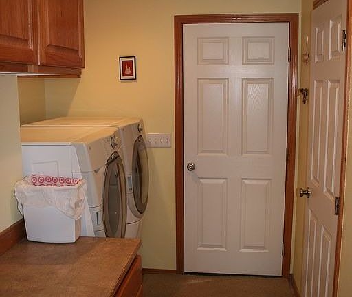 Laundry has a .5 bathroom