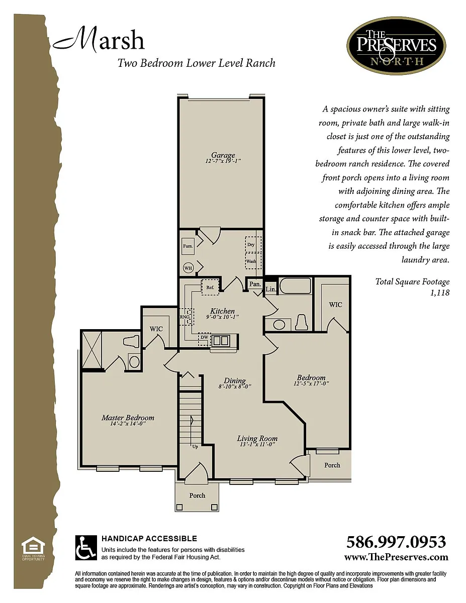 Floor plan The Marsh