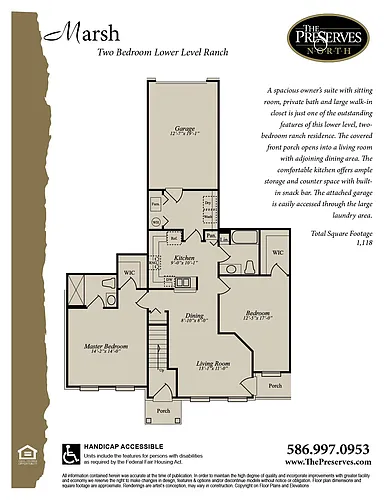 Floor plan The Marsh