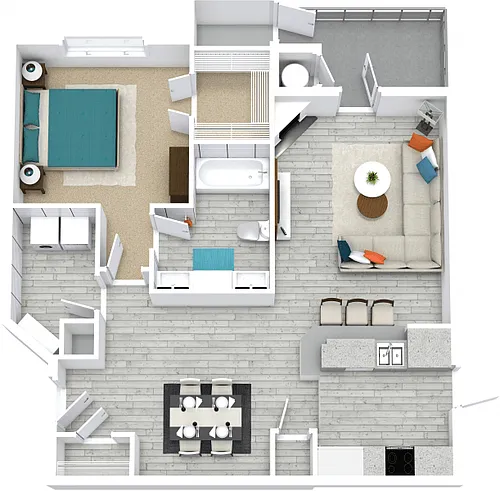 Floor plan Monticello w/ Sunroom