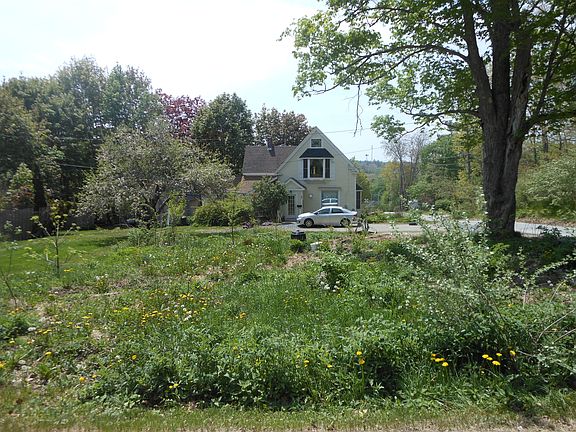 Corner lot garden area