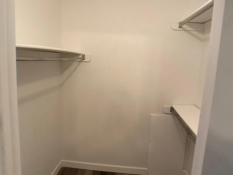 Master walk-in closet