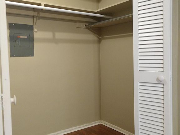 Spacious walk-in closet