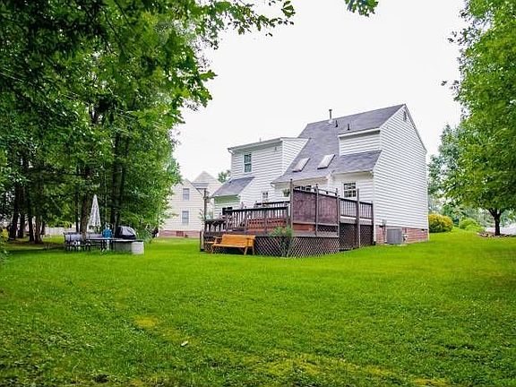 Large private back yard