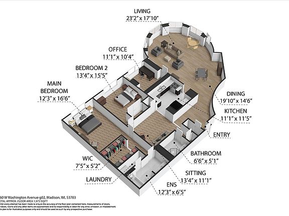 2nd image of 360 W Washington Ave Unit G02