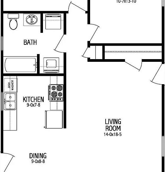 2 BD 1 BA Single Floor Apartment in Tallapoosa-Close to I-20 — Photo 3