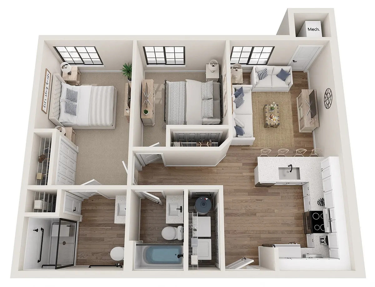 Floor plan 203 ADA