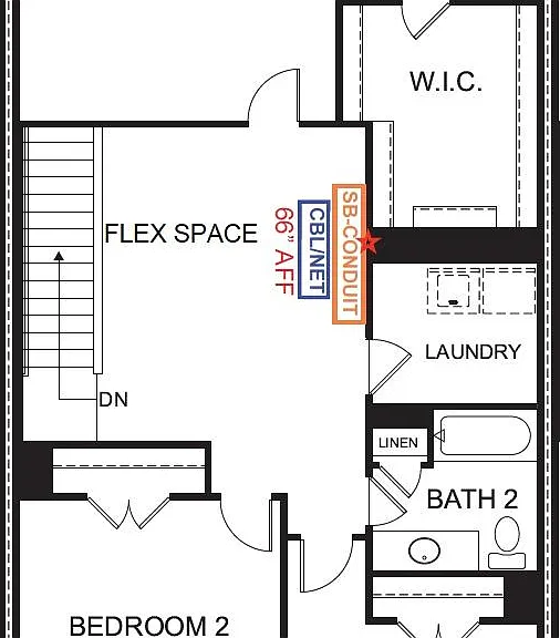 Second Floor Layout