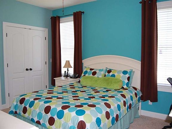 "This 4th bedroom features great closet space"