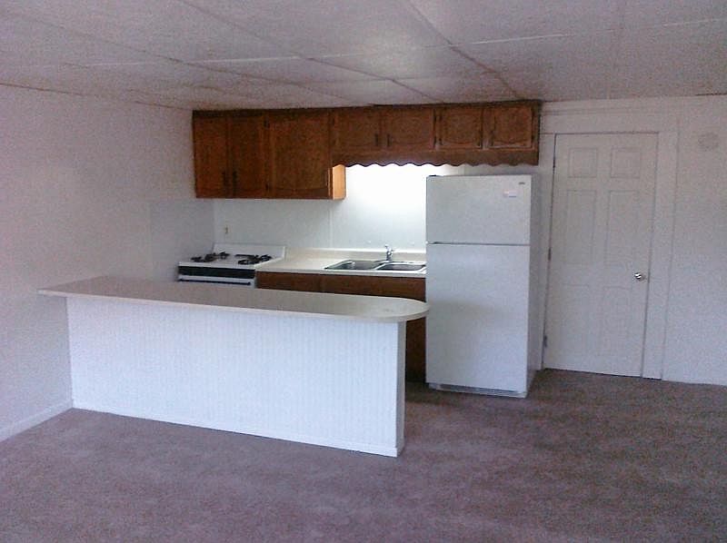Kitchen opens to family room