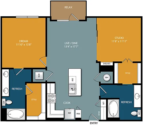 Floor plan B3