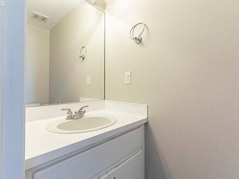 Main level powder room
