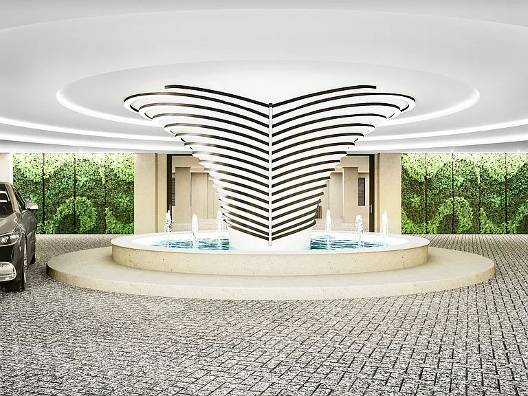 Regency Parc's Valet & Drop-Off Area where convenience meets elegance.