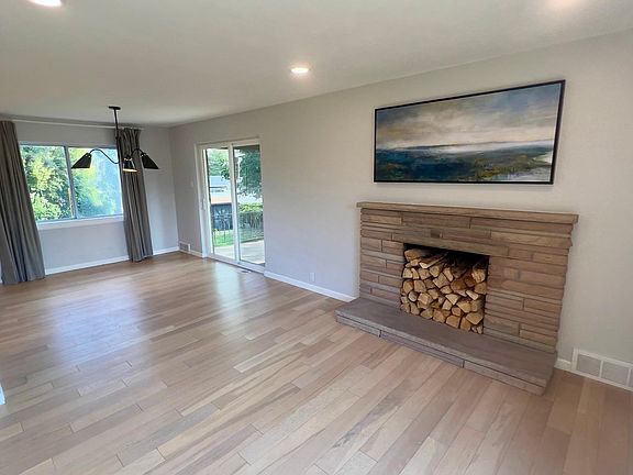 Dining and living room area.