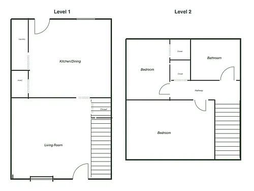 Floor plan 2 bedroom