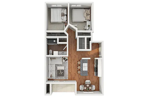 Floor plan 2 Bedroom