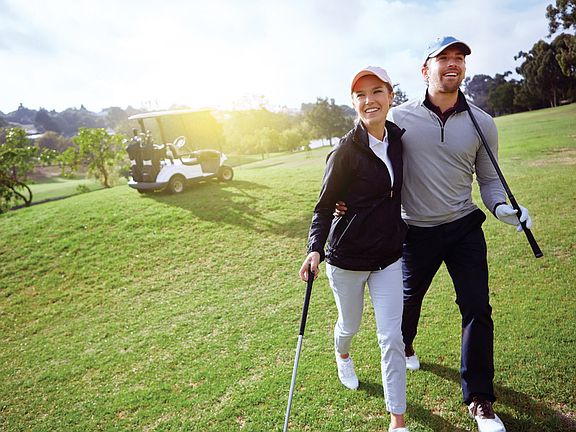 Golfing