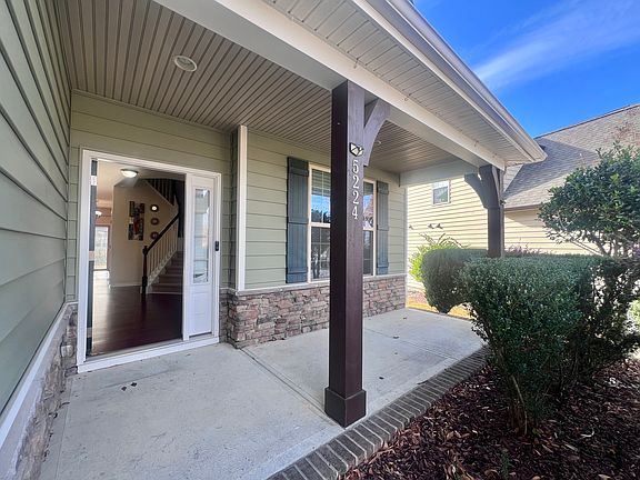 Welcoming covered front porch