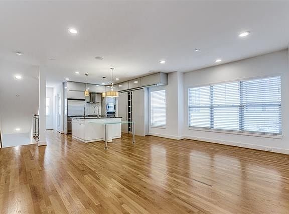 Open concept kitchen + Living