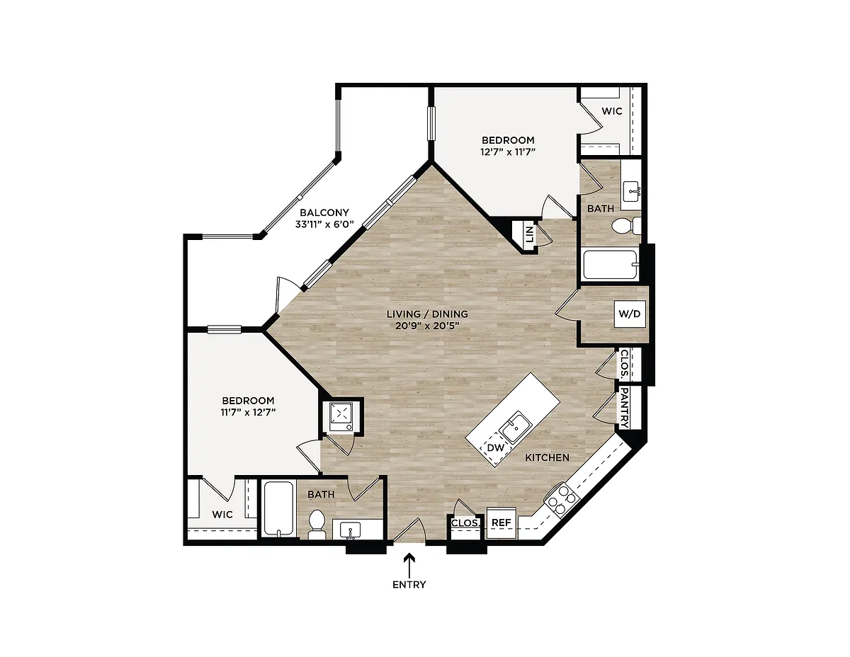 Floor plan B7 Brand New