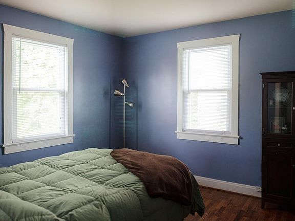 This is the available bedroom.  Nice light, faces backyard.
