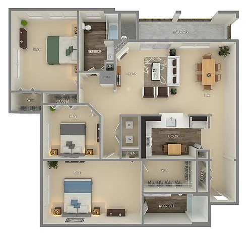 Floor plan Versailles