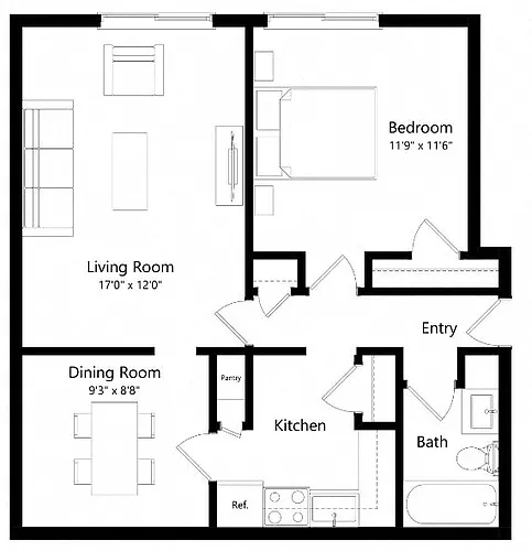 Floor plan A3-E