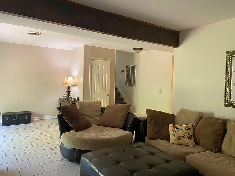 Downstairs den