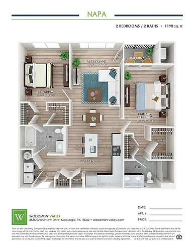 Floor plan Napa