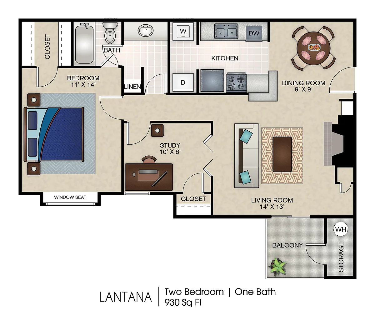 Floor plan Lantana