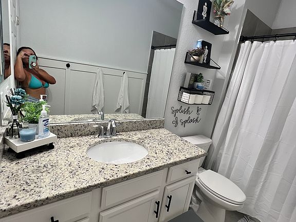 This is your bathroom. Can be redecorated however you like.