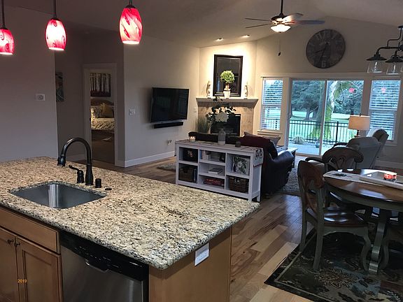 Kitchen flows to great room!