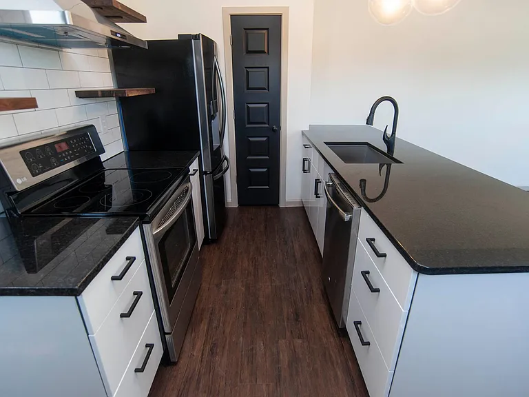 Shelves and counter space